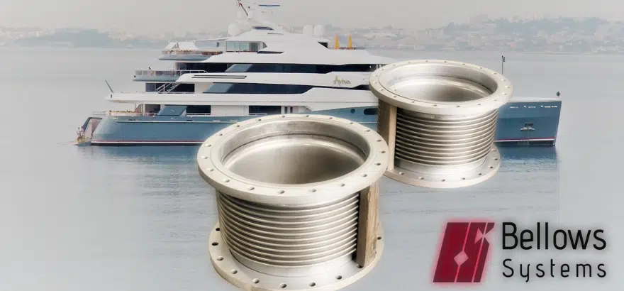 MTU 16v4000 Exhaust Bellows supplied for a Luxury Mega Yacht
